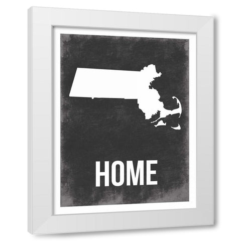 Mass Home White Modern Wood Framed Art Print by Grey, Jace