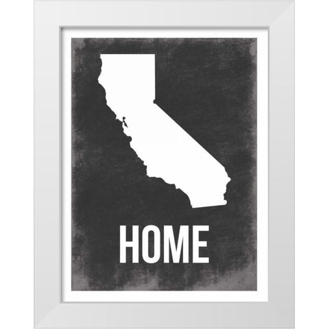 Cali Home White Modern Wood Framed Art Print by Grey, Jace