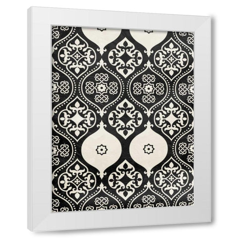 BI Pattern White Modern Wood Framed Art Print by Grey, Jace