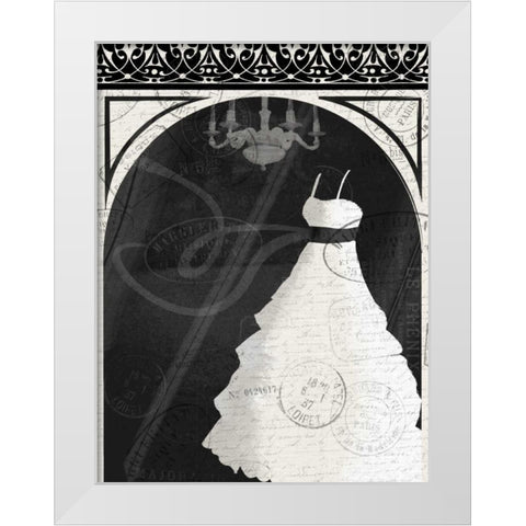 Dress N Window White Modern Wood Framed Art Print by Grey, Jace