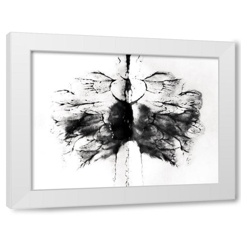 Vision White Modern Wood Framed Art Print by Grey, Jace