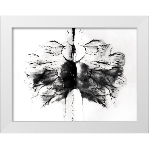Vision White Modern Wood Framed Art Print by Grey, Jace