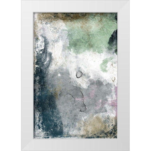 Neutral Paint White Modern Wood Framed Art Print by Grey, Jace