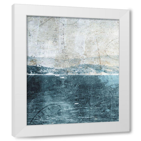 Sea Life White Modern Wood Framed Art Print by Grey, Jace