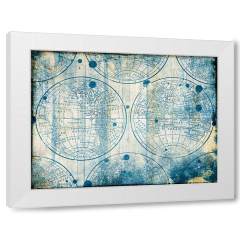 Make History White Modern Wood Framed Art Print by Grey, Jace
