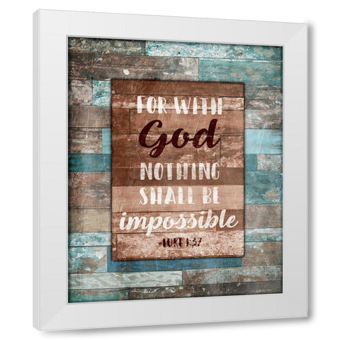 Nothing White Modern Wood Framed Art Print by Grey, Jace