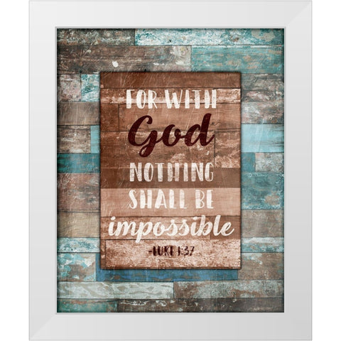 Nothing White Modern Wood Framed Art Print by Grey, Jace