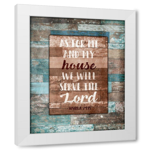 Serve White Modern Wood Framed Art Print by Grey, Jace