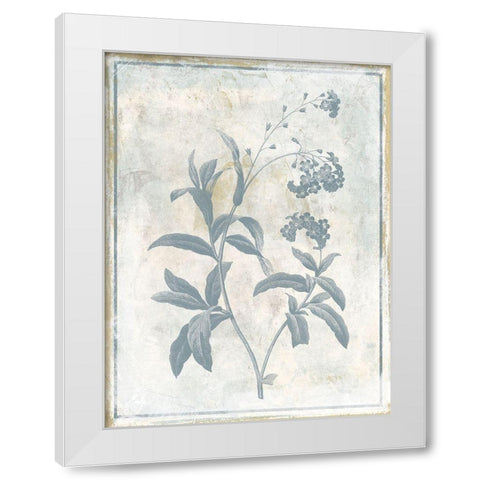 Sky Floral Two White Modern Wood Framed Art Print by Grey, Jace