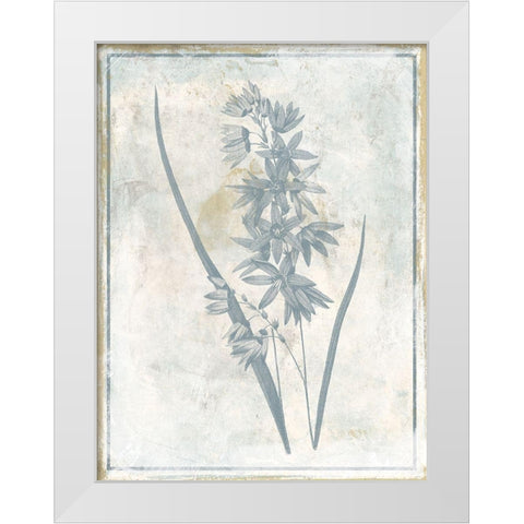 Sky Floral Three White Modern Wood Framed Art Print by Grey, Jace