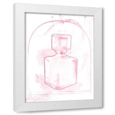 Pink Perfume Two White Modern Wood Framed Art Print by Grey, Jace
