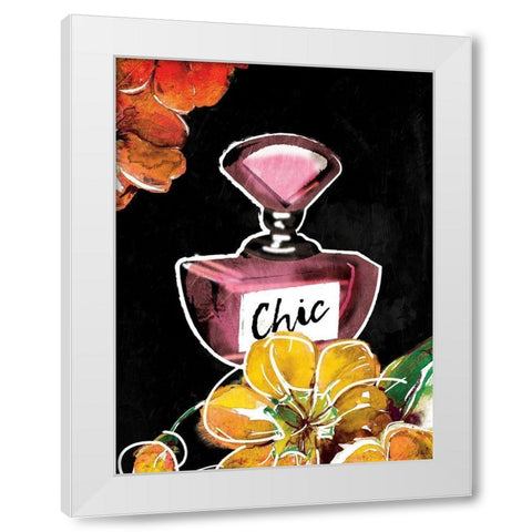 Flower Chic White Modern Wood Framed Art Print by Grey, Jace