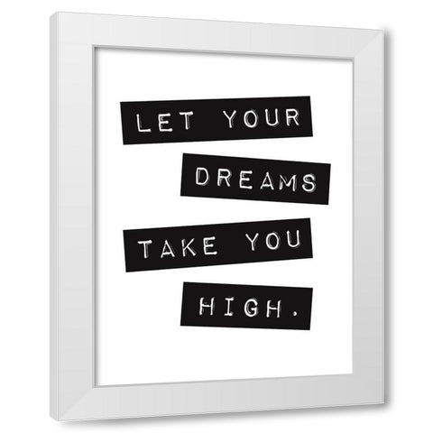 High White Modern Wood Framed Art Print by Grey, Jace