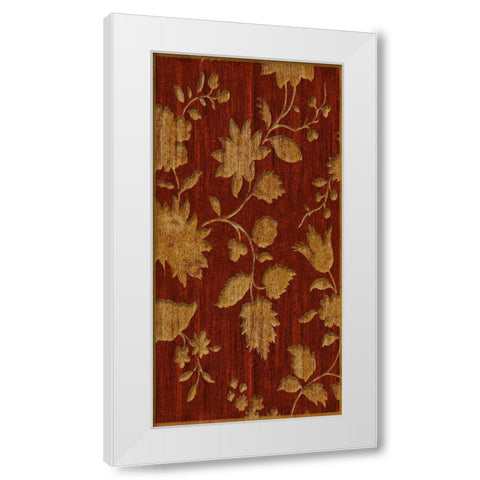 Wall Flowers White Modern Wood Framed Art Print by Grey, Jace