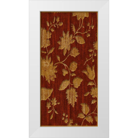 Wall Flowers White Modern Wood Framed Art Print by Grey, Jace