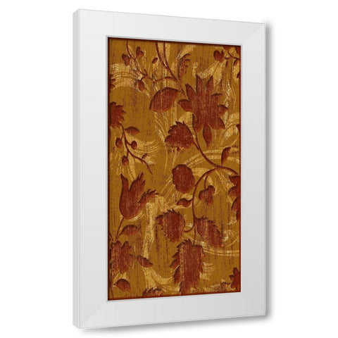 Wall Flowers Mate White Modern Wood Framed Art Print by Grey, Jace