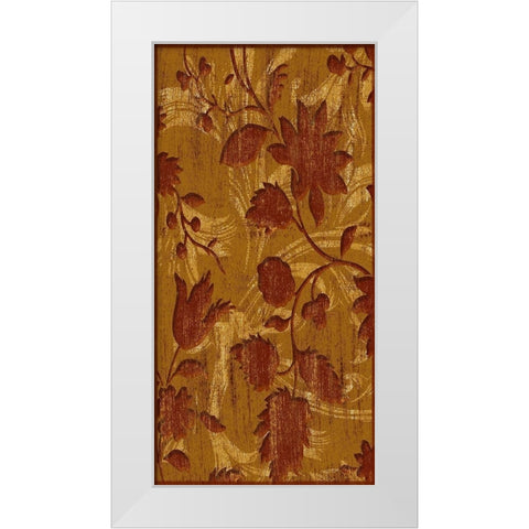 Wall Flowers Mate White Modern Wood Framed Art Print by Grey, Jace