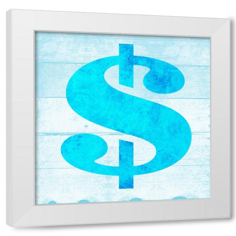 SHIFT KEY $ White Modern Wood Framed Art Print by Grey, Jace