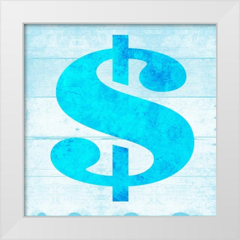SHIFT KEY $ White Modern Wood Framed Art Print by Grey, Jace
