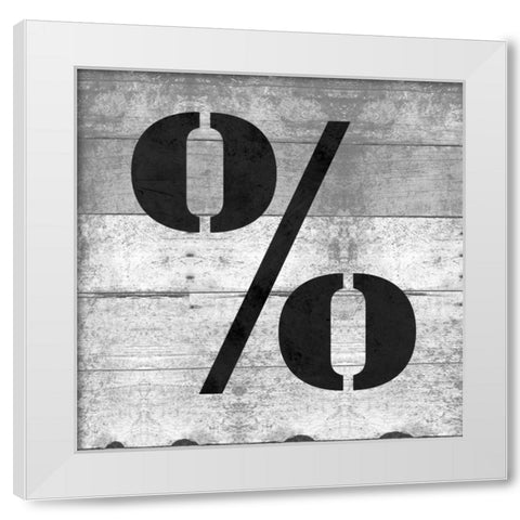 SHIFT KEY% White Modern Wood Framed Art Print by Grey, Jace