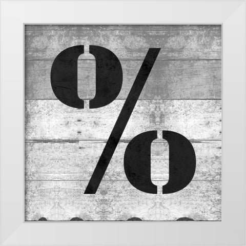 SHIFT KEY% White Modern Wood Framed Art Print by Grey, Jace