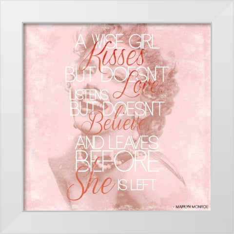 Marilyn 2 White Modern Wood Framed Art Print by Grey, Jace