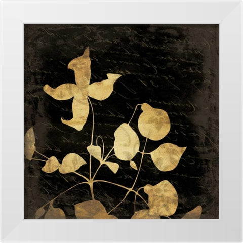 Silo Flower 4 White Modern Wood Framed Art Print by Grey, Jace