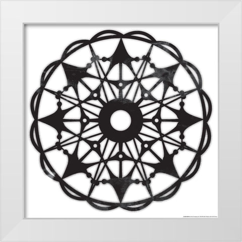 Light Spaces White Modern Wood Framed Art Print by Grey, Jace