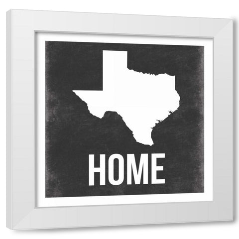 Texas White Modern Wood Framed Art Print by Grey, Jace