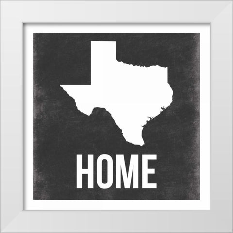 Texas White Modern Wood Framed Art Print by Grey, Jace