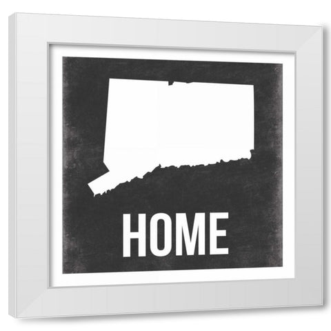 CT White Modern Wood Framed Art Print by Grey, Jace