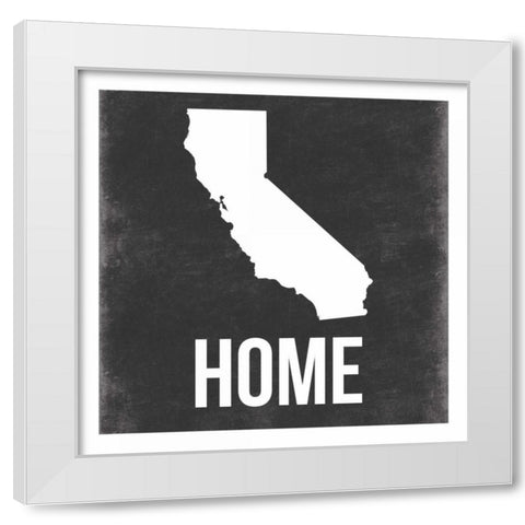 Cali White Modern Wood Framed Art Print by Grey, Jace