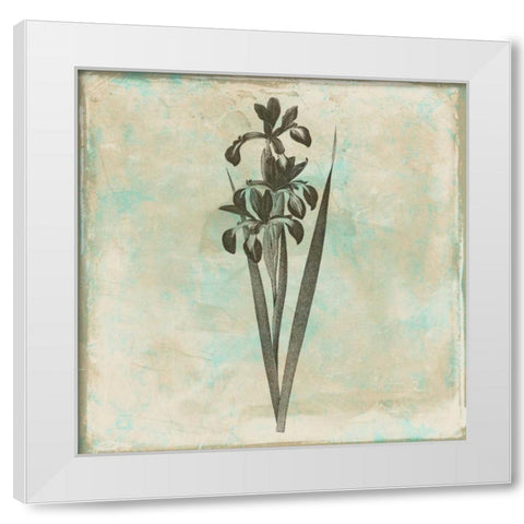 Earthy floral 1 White Modern Wood Framed Art Print by Grey, Jace