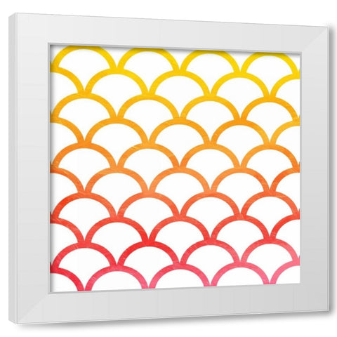 Bright Hills White Modern Wood Framed Art Print by Grey, Jace