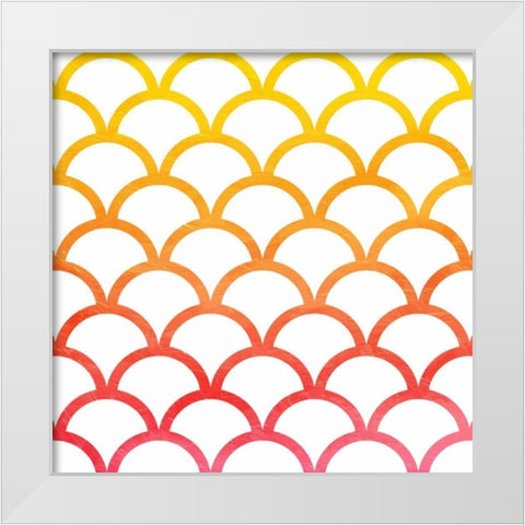 Bright Hills White Modern Wood Framed Art Print by Grey, Jace