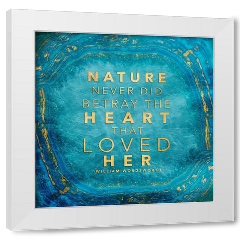 Nature Loyalty White Modern Wood Framed Art Print by Grey, Jace