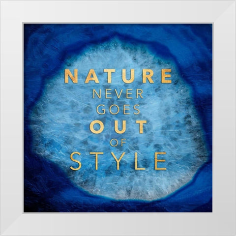 Nature Style White Modern Wood Framed Art Print by Grey, Jace
