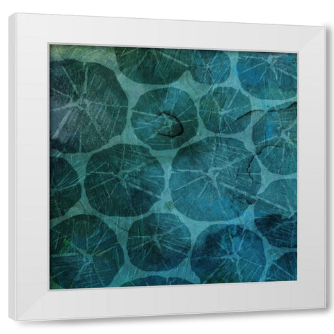 Sea Galaxy White Modern Wood Framed Art Print by Grey, Jace