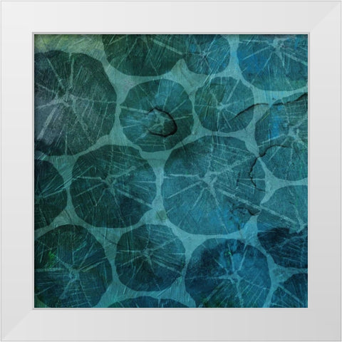 Sea Galaxy White Modern Wood Framed Art Print by Grey, Jace