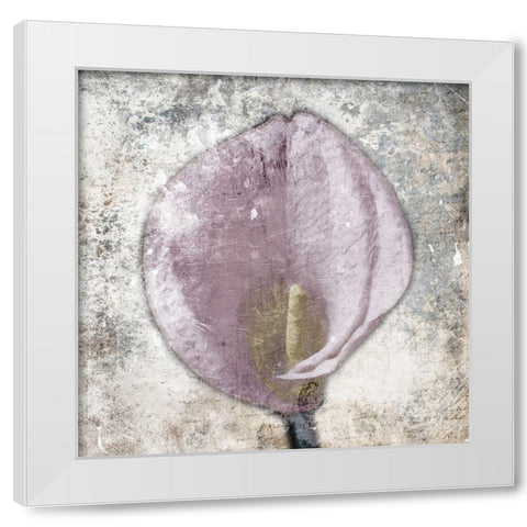 Hazy Grey Pink White Modern Wood Framed Art Print by Grey, Jace