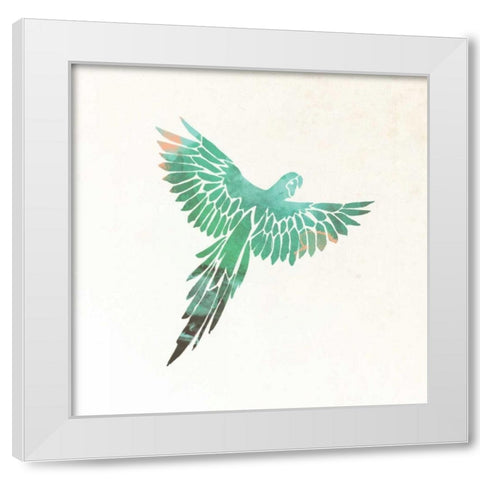 Fly High White Modern Wood Framed Art Print by Grey, Jace