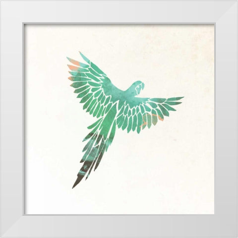 Fly High White Modern Wood Framed Art Print by Grey, Jace