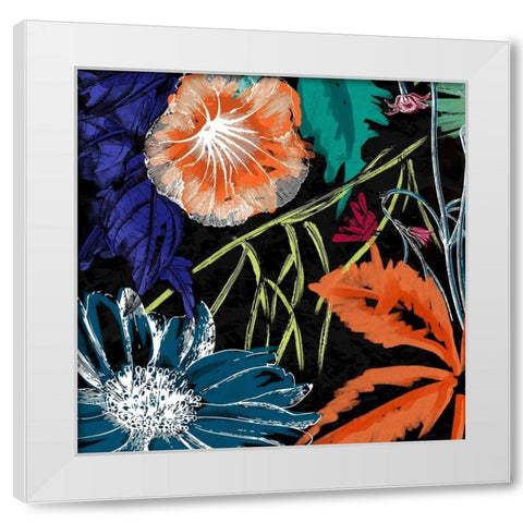 Tropical Forest White Modern Wood Framed Art Print by Grey, Jace