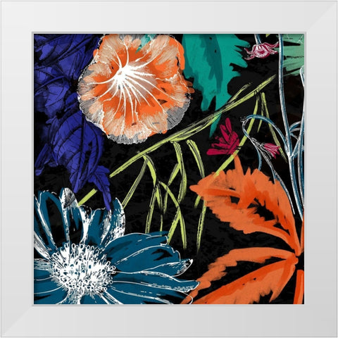 Tropical Forest White Modern Wood Framed Art Print by Grey, Jace