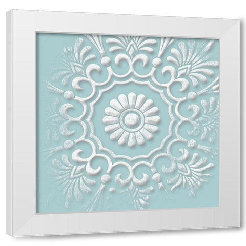 Floral Pop One White Modern Wood Framed Art Print by Grey, Jace