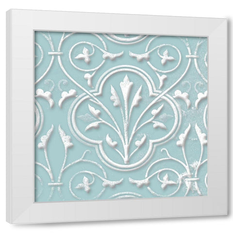 Floral Pop Three White Modern Wood Framed Art Print by Grey, Jace