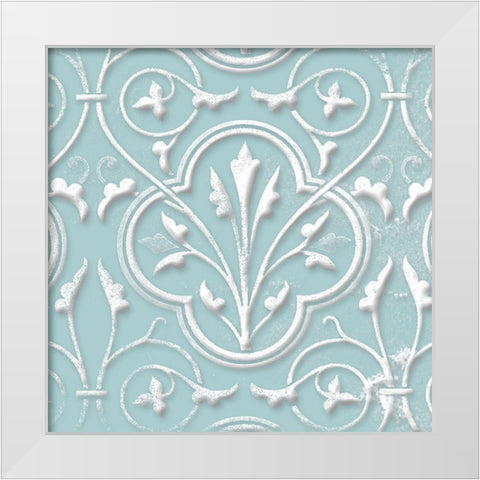 Floral Pop Three White Modern Wood Framed Art Print by Grey, Jace