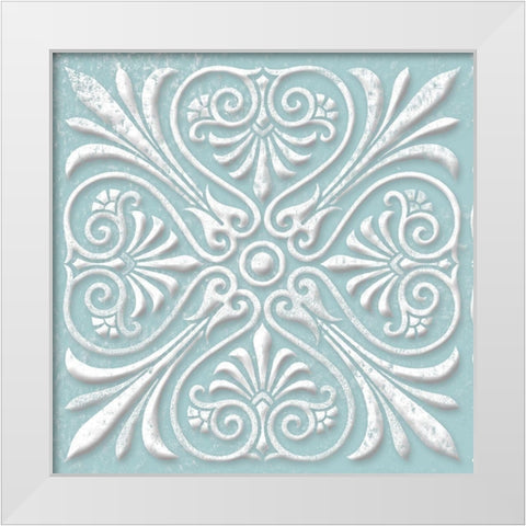 Floral Pop Four White Modern Wood Framed Art Print by Grey, Jace