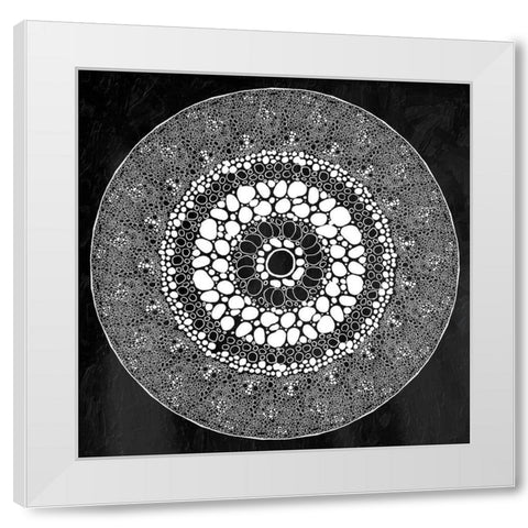 One Cell White Modern Wood Framed Art Print by Grey, Jace