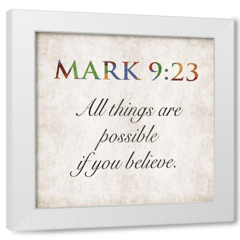 All Things Are White Modern Wood Framed Art Print by Grey, Jace